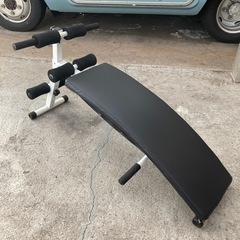 腹筋 筋トレ ベンチ ホームジム シットアップベンチ カーブ型 フィットネスジム シックスパック ダイエット 負荷 スミスマシン ダンベル バーベルの画像
