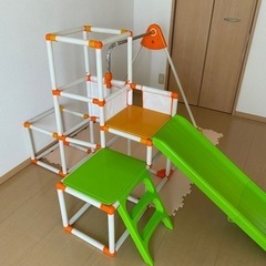 野中製作所　ノナカワールド　おりたたみロングスロープ　ジャングルジム　ブランコの画像