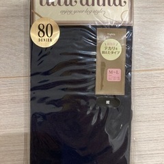 【新品】80デニール　紺色タイツ