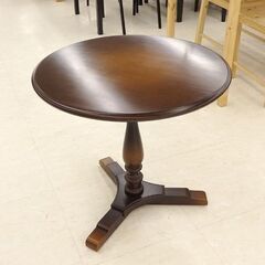 千歳市/恵庭市 飛騨産業 コーヒーテーブル No.219 キツツキマーク 丸