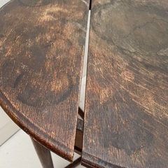 コーヒーテーブル H:57cm 直径:60cm (一部破損あり)の画像