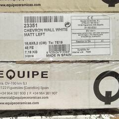 【格安!】スペインEQUIPE製屋内用高級デザインタイル(1箱48枚入り)50箱の画像