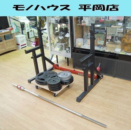 GronG バーベル セーフティバーセット プレート総重量 70kg 筋トレ トレーニング グロング  札幌市 清田区 平岡