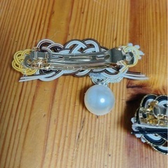 水引　髪飾りの画像