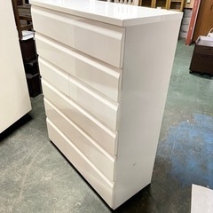 ホワイト 6段チェスト ホワイト チェスト 6段 ニトリ 日本製 多サイズチェスト 幅60cm(6段 WH) |