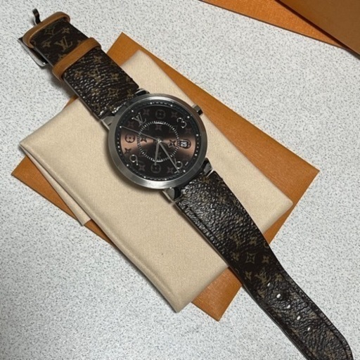 Louis vuitton ダンブールスリム腕時計【QA005Z】