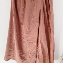 15号〜大きめ美品スカパン　ロングスカートに見えるパンツ