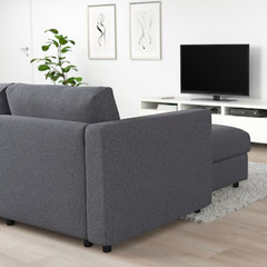 【譲り先決定】IKEAソファー　カウチソファー　椅子の画像