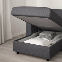 【譲り先決定】IKEAソファー　カウチソファー　椅子の画像