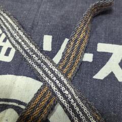醤油屋前掛け　綿　古布　帆布（はんぷ）フンドーダイの画像