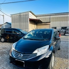 H25 日産ノート 走行距離　32,350KM   車検6年／9月
