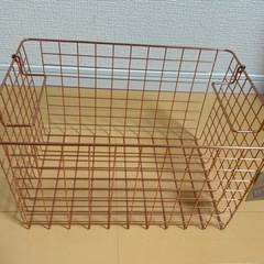 ピンクゴールド ボックス 物入れ 収納 2個セットの画像