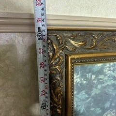 お店で飾ってた油絵　絵画の画像