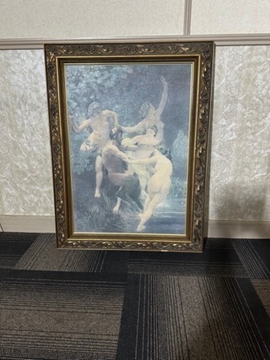 お店で飾ってた油絵　絵画