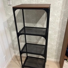 IKEA イケア シェルフユニット ブラック 51x136cm 