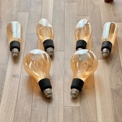 【値下げ！】LED電球 E26 6個セット エジソンの画像