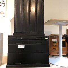 仏壇台 キャビネット モダン 天然木 ミニ 仏壇 の画像