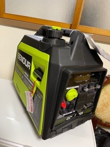 (新品)EENOUR インバーター発電機 DK1800iA 定格出力1.8kVA 正弦波 防音型 デジタルメーター 軽量 高出力 静音