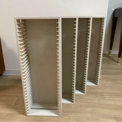 IKEA DVDラック　白塗装　