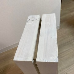 IKEA DVDラック　白塗装　の画像