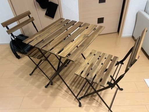 【販売済】机、椅子2脚