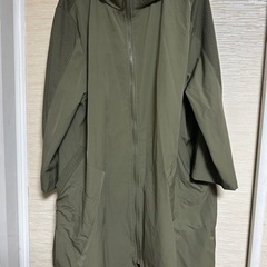 L〜LL カーキの薄手のパーカー