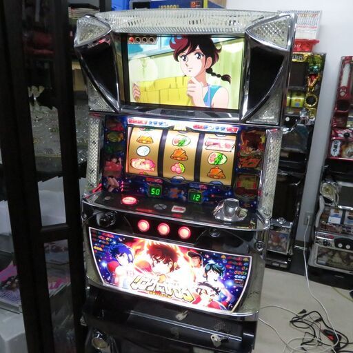 家スロ　リングにかけろ1 黄金の日本jr編　メダル不要機付き タイヨーエレック パチスロリングにかけろ1 黄金の日本Jr.編実機