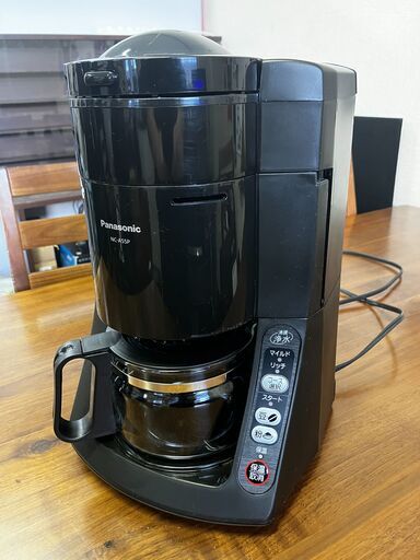 パナソニックコーヒーメーカー　豆入れたら自動で粉になります　使用頻度少