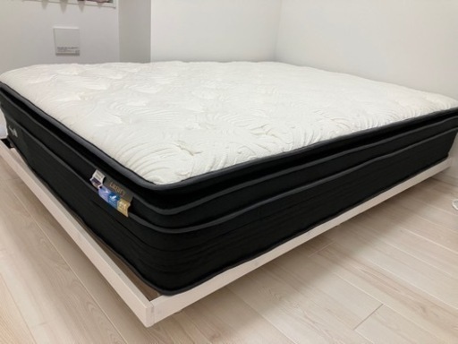 【2週間のみ使用】コイルマットレス（トッパー付き）