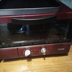 タイガーオーブントースター　KAE-G130(R) レッド