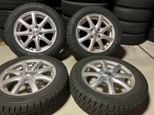 165/65R14超バリ山スタッドレスタイヤ付きホイール4本　ハスラー、キャスト、ルーミー、タンク、パッソ等　ランクB