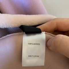 雑誌掲載モコモコピンクコートの画像