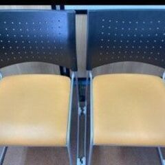 【10脚セット】　スタッキングチェア　スタックチェア　ミーティングチェア　香春町の画像