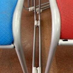 【10脚セット】　スタッキングチェア　スタックチェア　ミーティングチェア　香春町の画像