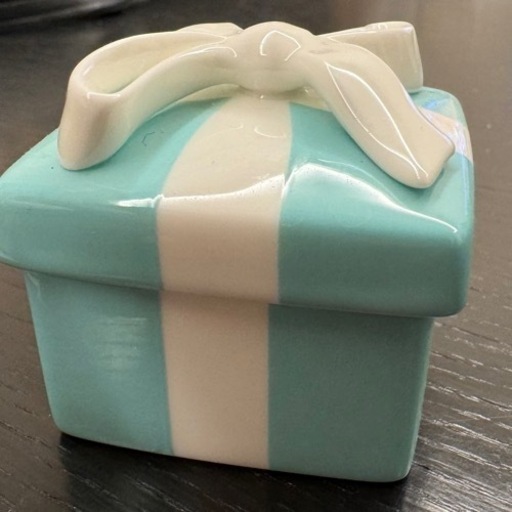 【美品】ティファニー陶器ジュエリーボックス