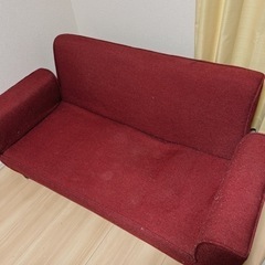 2人掛けソファーベッドの画像