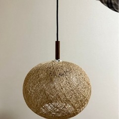 【美品】アバカ　ペンダントライトの画像