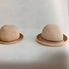 麦わら帽子　かぎ編み内職