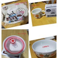 アンパンマンクラブ　良品10点+贈品2点セット 食器、ハンドタオ...