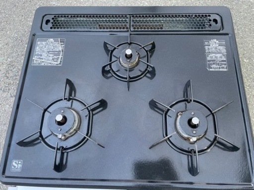 ■中古品ハーマンビルトイン LPガス DG32Q1V 2018年 LH1633AOWHV 動作問題なし ■