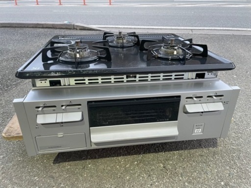 ■中古品ハーマンビルトイン LPガス DG32Q1V 2018年 LH1633AOWHV 動作問題なし ■