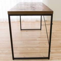 ニトリ デスク（Nステイン） ミドルブラウンの画像