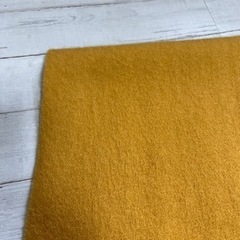 65%引き！■ほぼ未使用／カシミヤ100%■ユナイテッドアローズ／黄色／無地／マフラーの画像