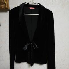 服/ファッション ベルベット風ジャケット レディース