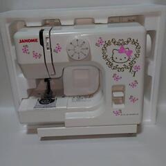 急募！これからの時期に！キティちゃんの電動ミシン ジャノメ　MODEL 525　KT-35 の画像