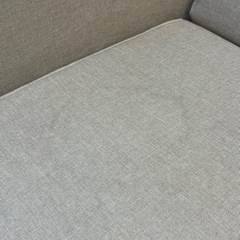 【日本製】Lawro ソファベッド 2人掛け クイーンサイズ ファブリック生地 の画像