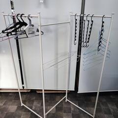 ニトリ ハンガーラック& UniqNestのステンレススチールハ...