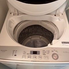 SHARP  ES-GE4C 洗濯機【購入者決定しました】の画像
