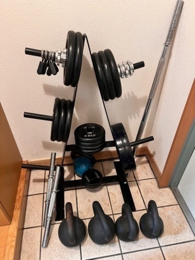 トレーニングバーベルセット IROTEC（アイロテック） バーベル ダンベルセット