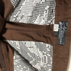 激レア　超希少　新品　デッドストック RECON リーコン　カーゴパンツ　ブラウン　Lサイズ　の画像